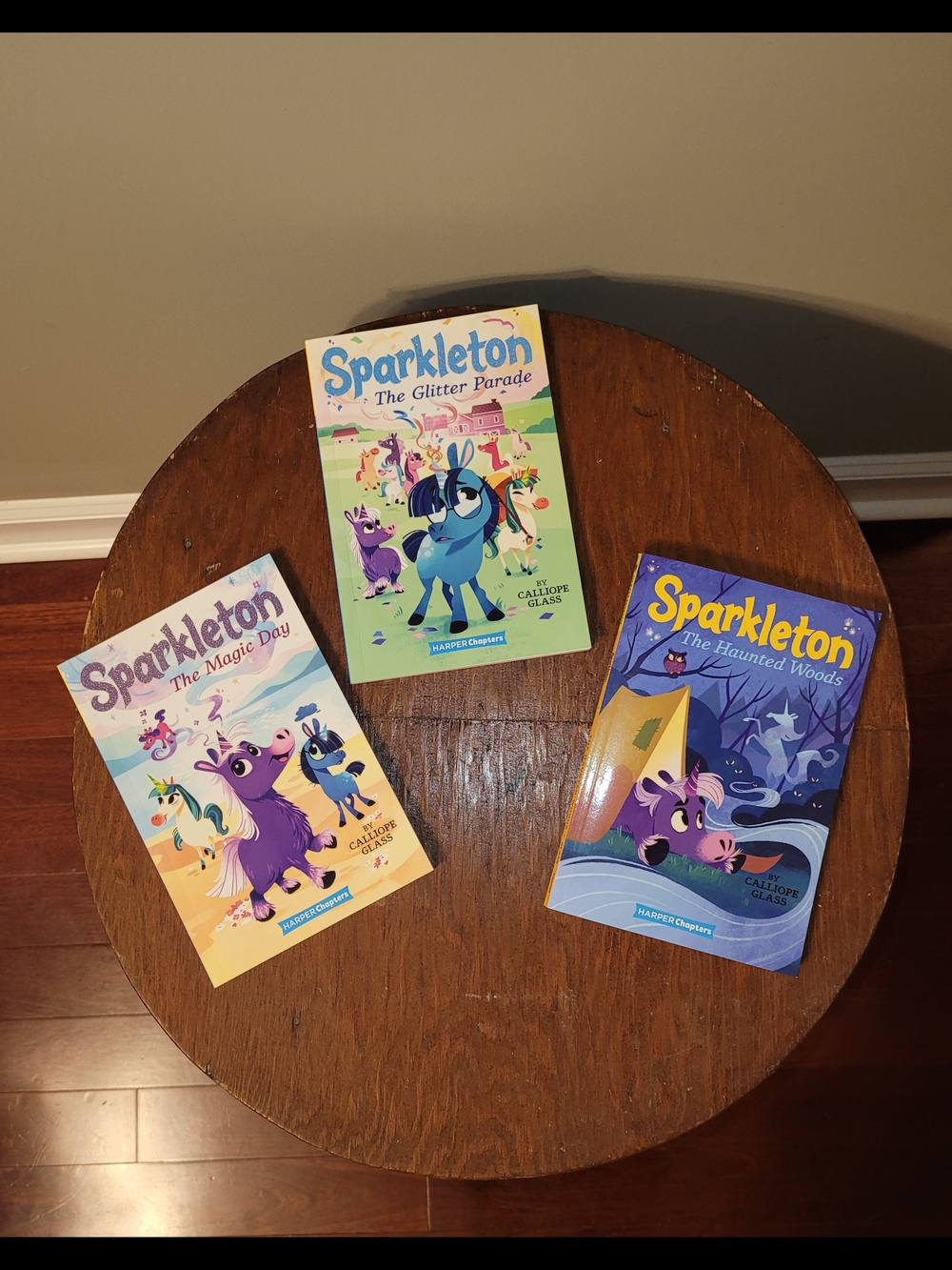 Sparkleton Kids Book Set - Purple, Green, Blue Covers